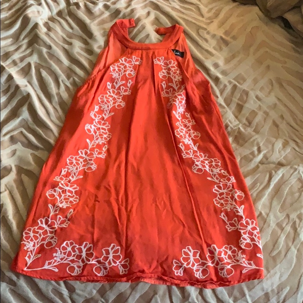 Coral dress from LuLus
